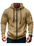 Hoodie Zipper Slim Fit Outono Inverno | Sweatshirt Casual Sportswear