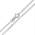 Colar Prata 925 com Zircónia Cristal | Pendente Elegante Certificado
