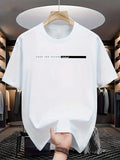T-Shirt 100% Algodão Print Letras Oversize | High Street Unissex Verão