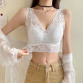 Bralette com Renda e Decote V | Sem Aros, Acolchoado e Sexy