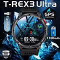 Smartwatch Militar T-Rex3 Ultra | GPS Bússola 5ATM 1100mAh Ecrã AOD