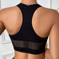 Crop Top Fishnet Ombros de Fora | Stretch Chic e Desportivo