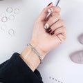 Pulseira Tênis Prata S925 com Zircónia | Noivado Casamento 4mm