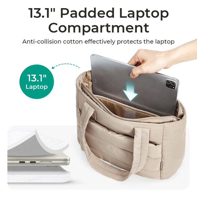 Mala de senhora baginteligente, leve e almofadada, com compartimentos, ideal para viagens, trabalho e ginásio.