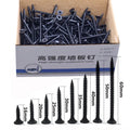 Caixa de Parafusos Auto-Atarraxantes M3.5 para Madeira – 0,5kg Aço Carbono Preto