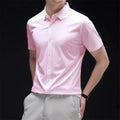 Camisa Business Casual Manga Curta Anti-Rugas | Versátil Todas Estações