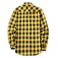 Camisa Flanela Xadrez Clássica Smart Casual | 2 Bolsos Manga Longa Primavera