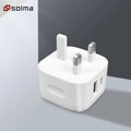 Carregador PD + USB Portátil | Adaptador Parede Telemóvel Rápido