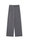 Calças Vintage Cintura Alta com Fecho Frontal | Estilo Chic Elegante