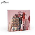 Kit Olhos POPFEEL 40 Sombras + Lápis Sobrancelha Eyeliner Máscara Pincéis