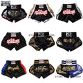 Calções Muay Thai Kickboxing Bordados | MMA Jujitsu Ginásio Tailândia