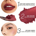 Lip Gloss Veludo Mate 19 Cores | Batom Líquido Longa Duração À Prova de Água