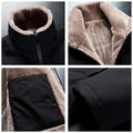 Blusão Fleece Grosso Windproof 2025 | Casual Outdoor Clássico Inverno