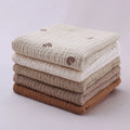 Conjunto de 5 Toalhinhas de Rosto para Bebé em Algodão – Suaves e Absorventes