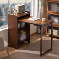 Secretária Madeira Maciça Dobrável | Computador Quarto Escritório Bedside