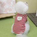 Sweatshirt às Riscas Vermelho e Preto para Cães Pequenos – Para Dachshund e Yorkshire
