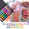 Palete 40 Pós Ombré para Unhas | Gradiente Nail Art DIY Decoração
