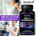 Suplemento Zinco + Magnésio – Ossos, Coração, Imunidade e Saúde Muscular