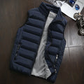 Colete Windproof Térmico Cotton Down | Sleeveless Gilet Casual Inverno