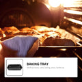 Forma Bolo Retangular Antiaderente Aço Carbono | Lasanha Casserole Forno