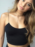 Top Halter Cropped Costas Nuas | Verão Casual e Sexy