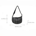 Mala Crossbody Tribal Riscas Lavável | Temática Bandeira Foldable Edge Painted