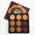 Palete Bronze 9 Cores | Contorno Corretor Fixador Sombra de Nariz