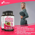 Multivitamínico Feminino – Magnésio, Biotina, Cálcio, Zinco e Selénio para Articulações e Pele