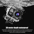 Action Camera Desporto Impermeável | Ciclismo Esqui Mergulho Capacete
