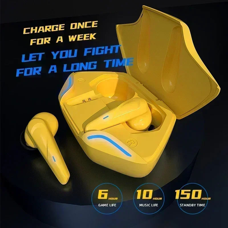 Auscultadores Bluetooth Sem Fios para Telemóvel com Cancelamento de Ruído e Som HD