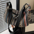 Mala Crossbody Tribal Riscas Lavável | Temática Bandeira Foldable Edge Painted
