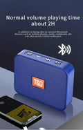 Coluna Bluetooth TG166 Portátil Mini | Subwoofer Rádio FM Cartão TF