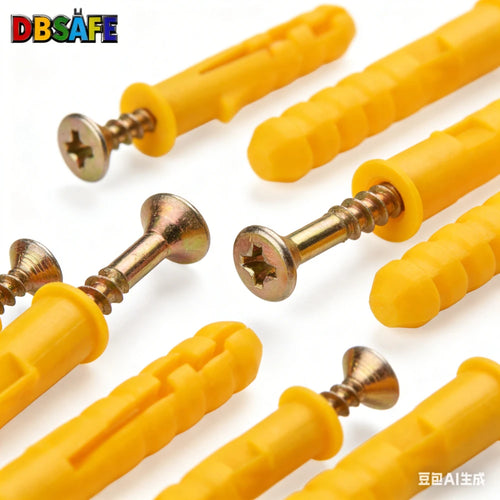 Kit de 10 Conjuntos de Buchas M6/M8 em Aço Galvanizado – Para Gesso e Betão