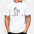 T-Shirt La Linea Cómica – Estampa Gráfica Divertida, Algodão Premium, Casual