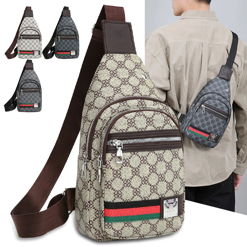 Mala Mensageiro Multifuncional com Buraco Auscultador | Crossbody Casual