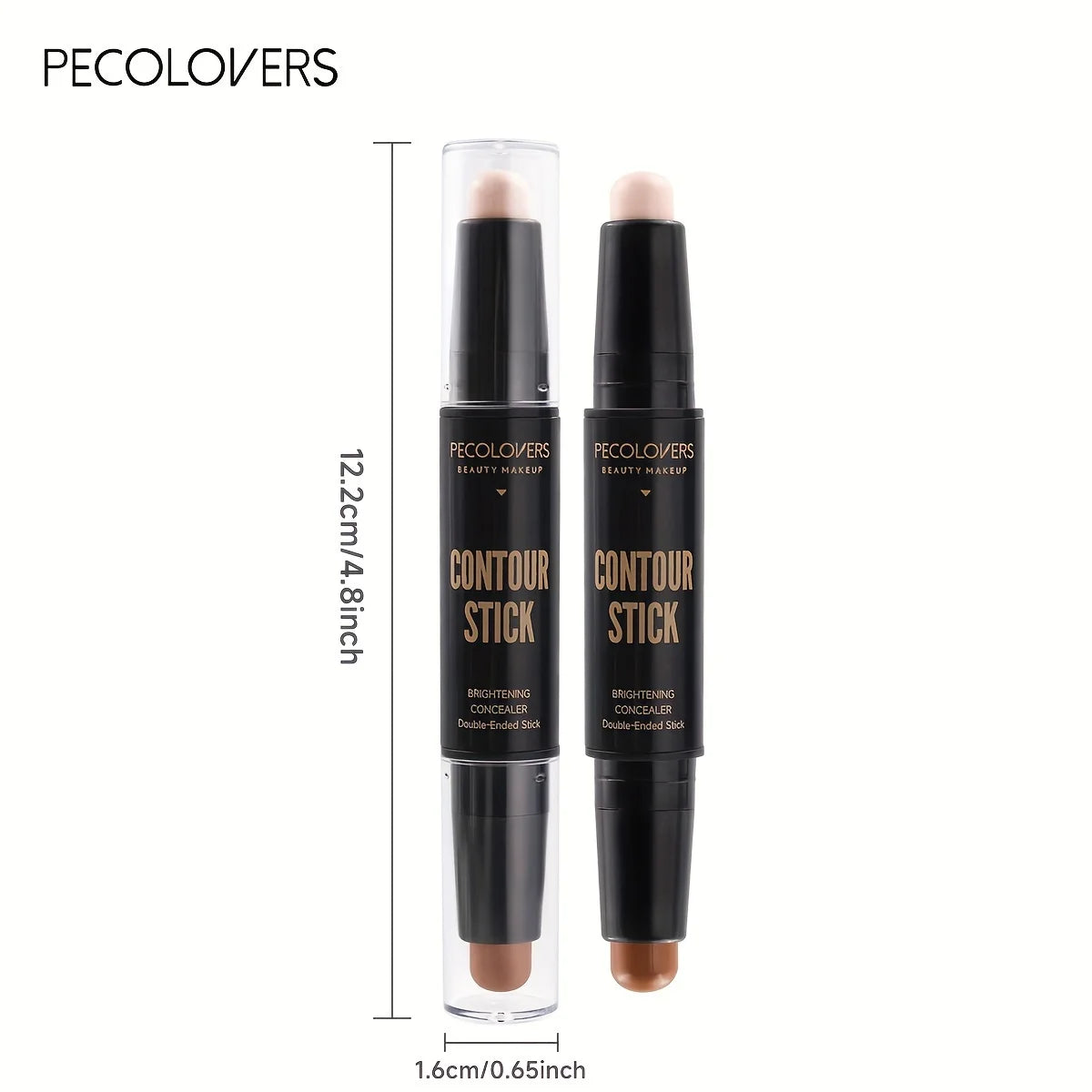 Corretor e Bronzeador Facial | Contorno e Base Creme para Maquilhagem