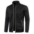 Blusão Gola Alta Zipper Streetwear | Outdoor Casual M-4XL Manga Longa