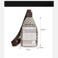 Mala Mensageiro Multifuncional com Buraco Auscultador | Crossbody Casual
