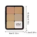 Palete All-in-One 12 Cores Caixa Metal | Corretor Blush Contorno Iluminador