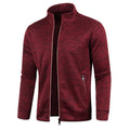 Blusão Gola Alta Zipper Streetwear | Outdoor Casual M-4XL Manga Longa