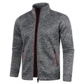 Blusão Gola Alta Zipper Streetwear | Outdoor Casual M-4XL Manga Longa