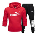 Conjunto 2 Peças Hoodie + Calças Jogger | Outono Inverno Fitness Casual