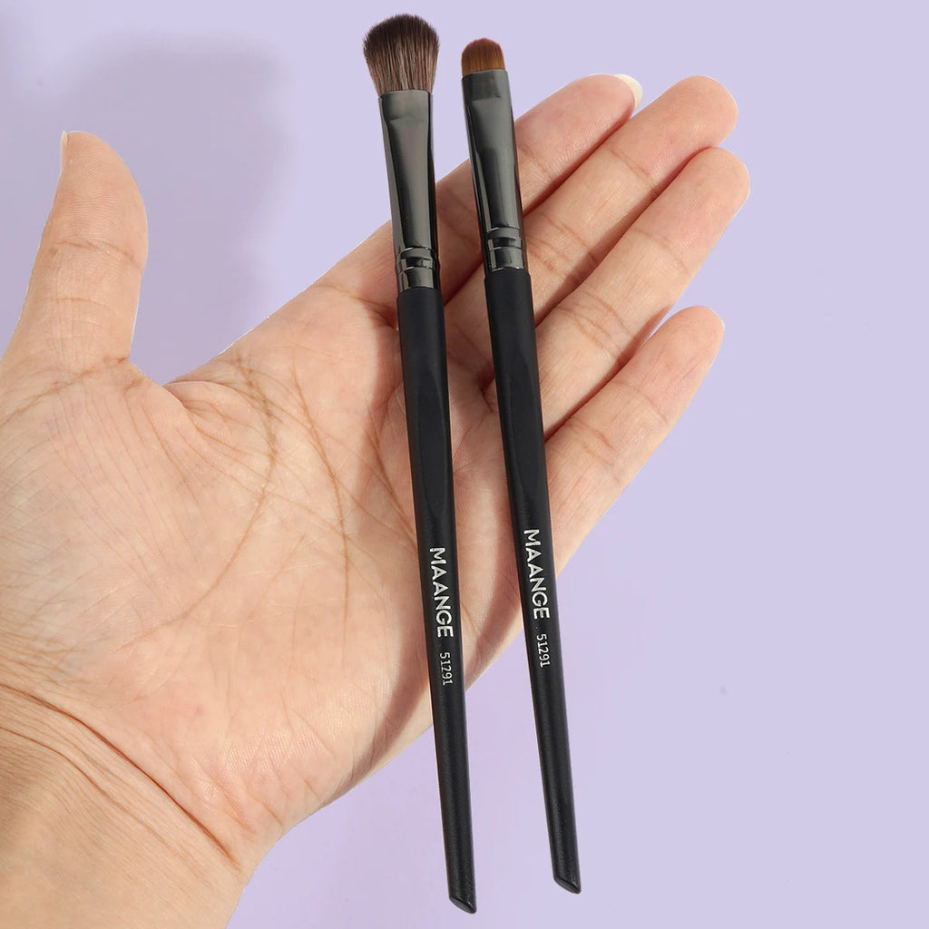 Kit 7 Pincéis para Olhos Maange | Sombras Esfumar e Lábios