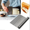Raspador Massa Inox com Escala Medida | Cortador Pizza Bolo Pão