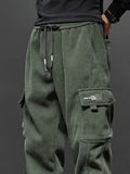 Calças Harem Elásticas Straight Jogger | Primavera Outono Casual Desporto