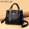 Mala Luxo Designer 3 Camadas 2024 | Grande Capacidade Couro Shopper