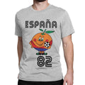T-Shirt Naranjito Espanha 82 – Mascote do Mundial 1982, Gola Redonda, Algodão Premium