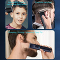 Máquina Elétrica Cabeça Ajustável USB | Sem Fio Cabelo e Barba