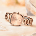 Relógio Feminino Barrel Multifunção | Impermeável Quartzo Presente Luxo