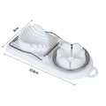 Cortador Ovos 2 em 1 Aço Inox | Fatiador Fancy Divisor Cozinha